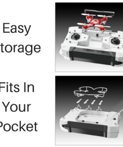 Mini Pocket Drone Quadcopter - Easy Storage