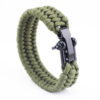 Green Paracord Survival Bracelet