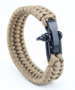 Tan Paracord Survival Bracelet